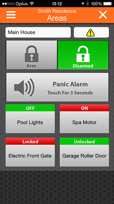Bosch solution 6000 Alarm System App