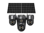 4 Lens 3 PTZ 24/7 Solar Security Camera