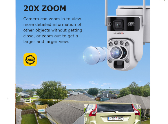 6MP 20X Zoom 4G Solar Camera - Image 5