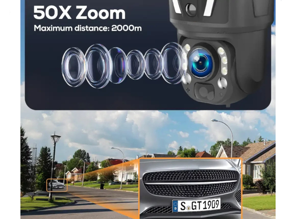 4K 36X Zoom Dual Lens 4G Solar Camera - Image 7