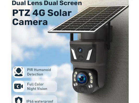 4K 36X Zoom Dual Lens 4G Solar Camera - Image 2