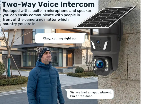 4K 36X Zoom Dual Lens 4G Solar Camera - Image 5